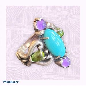 Carolyn Pollack Vintage Turquoise Ring